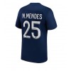 Paris Saint-Germain Nuno Mendes #25 Hjemmedrakt 2022-23 Kortermet